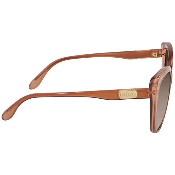 NEW Gucci Brown Cat Eye Women\'s Sunglasses